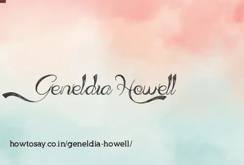 Geneldia Howell