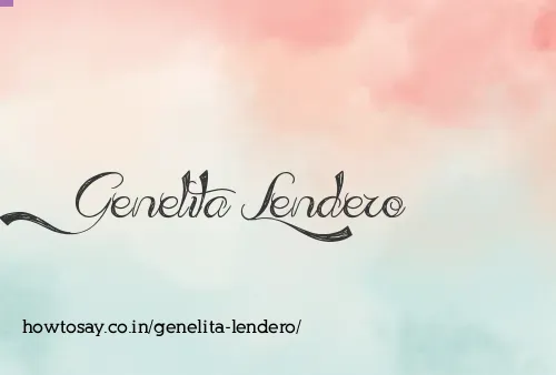 Genelita Lendero