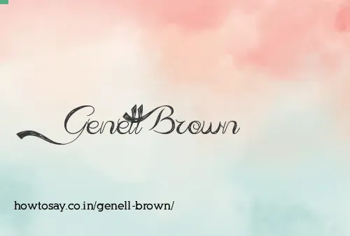 Genell Brown