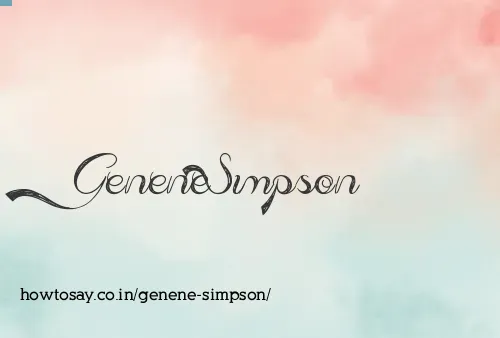 Genene Simpson