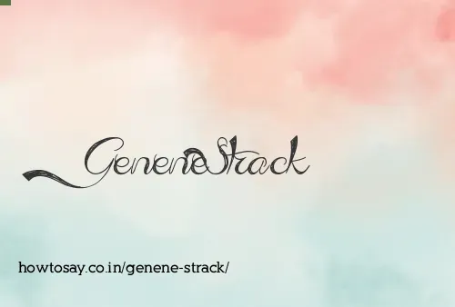 Genene Strack