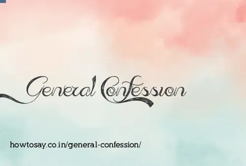 General Confession