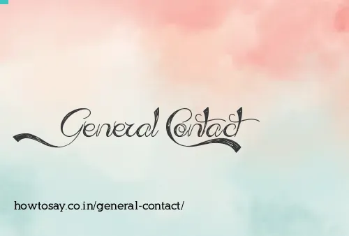 General Contact