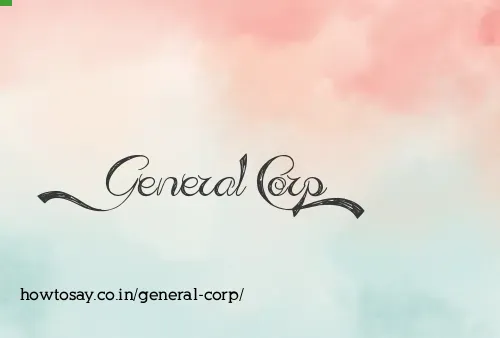 General Corp