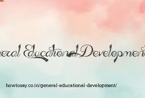 General Educational Development