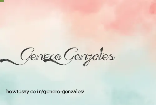 Genero Gonzales
