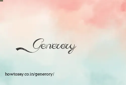 Generory