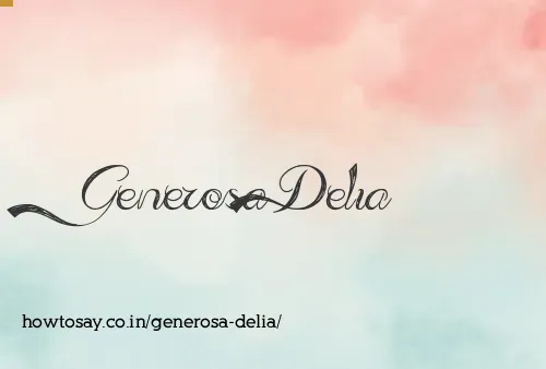 Generosa Delia