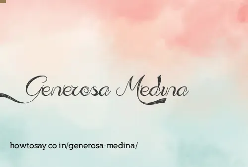 Generosa Medina