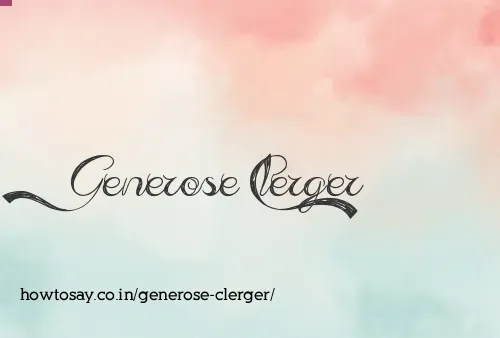 Generose Clerger