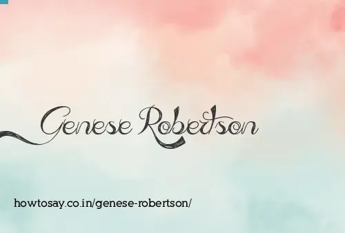 Genese Robertson