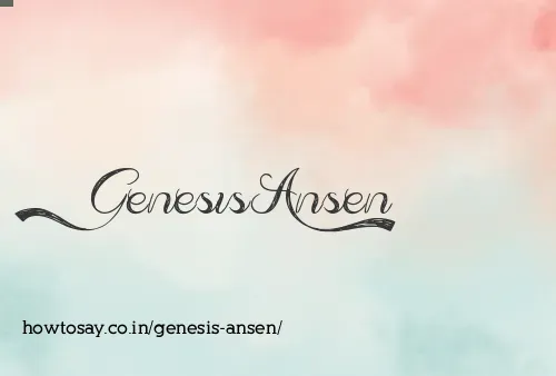 Genesis Ansen