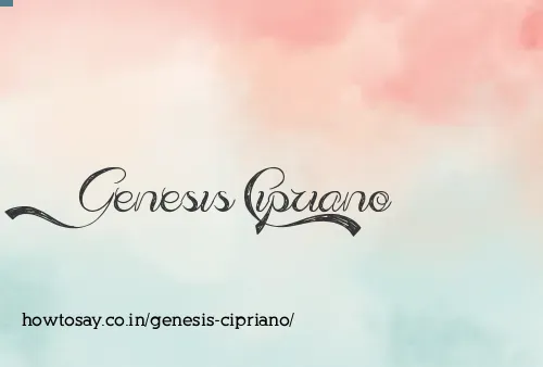 Genesis Cipriano