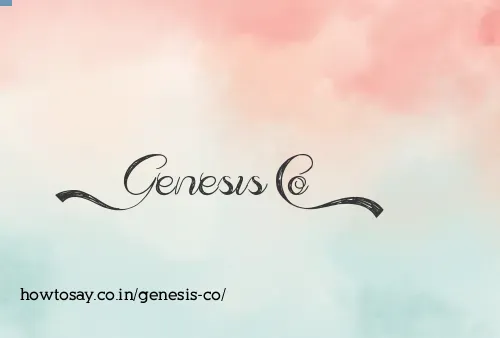 Genesis Co