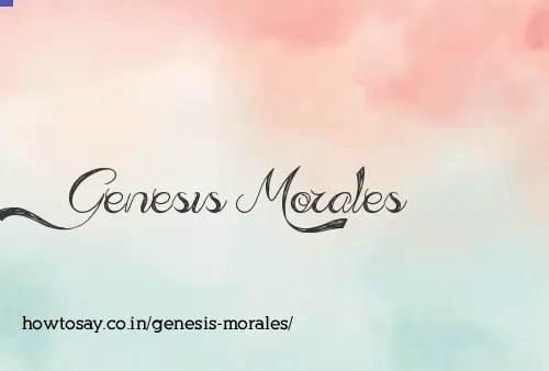 Genesis Morales