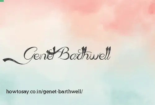 Genet Barthwell
