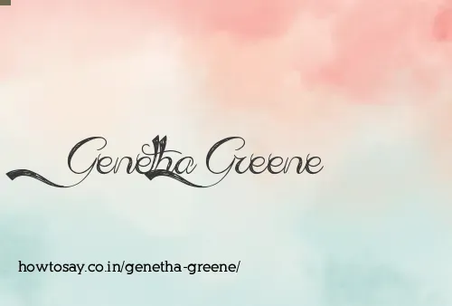 Genetha Greene