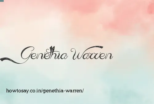 Genethia Warren