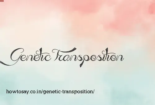 Genetic Transposition