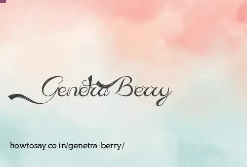 Genetra Berry