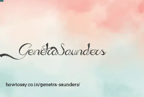 Genetra Saunders
