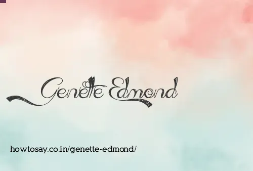 Genette Edmond