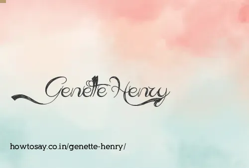 Genette Henry