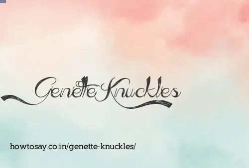 Genette Knuckles