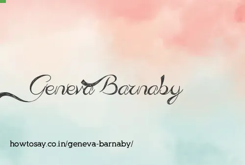 Geneva Barnaby