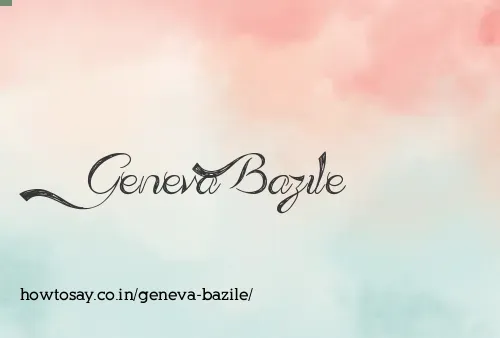 Geneva Bazile