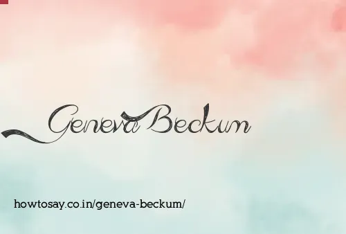 Geneva Beckum