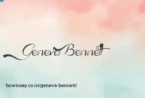 Geneva Bennett