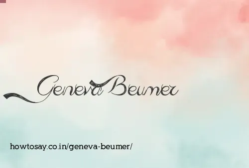 Geneva Beumer