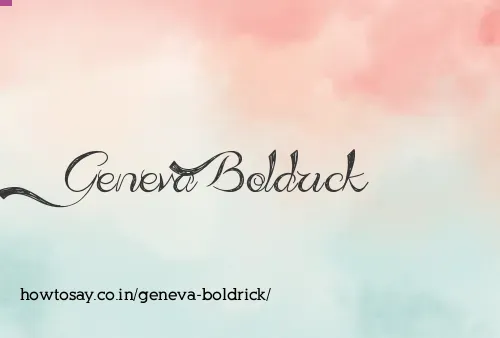 Geneva Boldrick