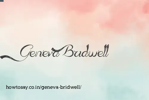 Geneva Bridwell
