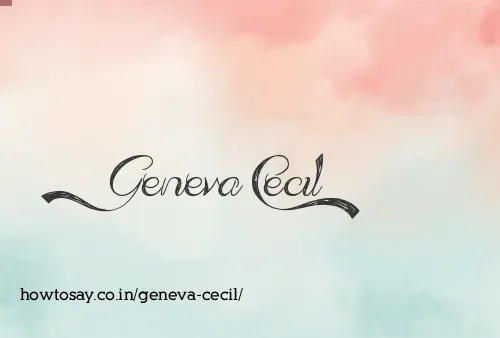 Geneva Cecil