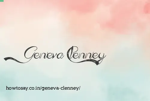 Geneva Clenney