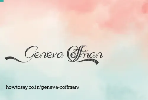 Geneva Coffman
