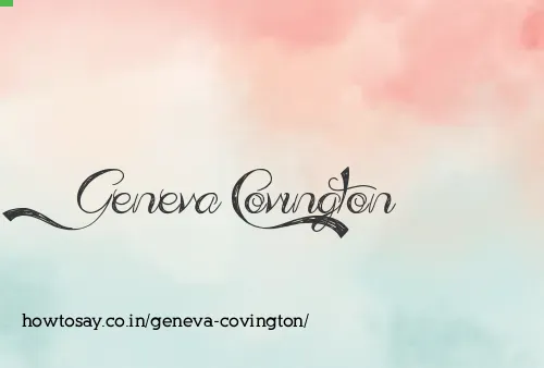 Geneva Covington