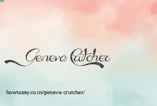 Geneva Crutcher