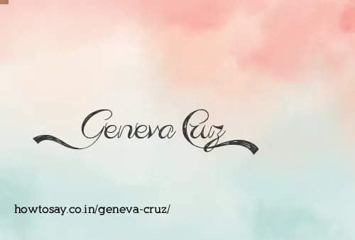 Geneva Cruz
