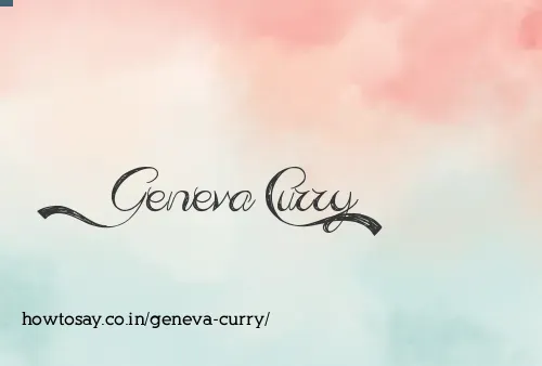 Geneva Curry