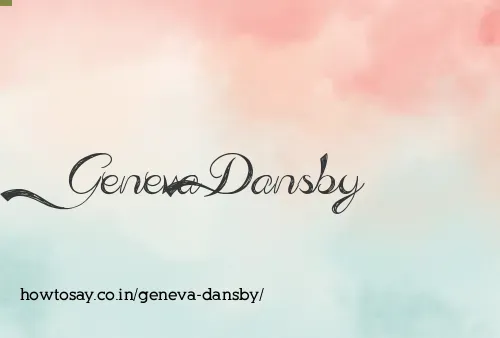 Geneva Dansby