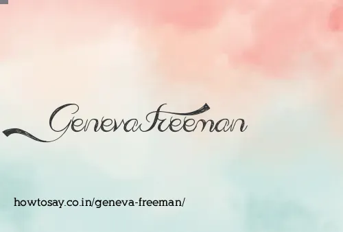 Geneva Freeman