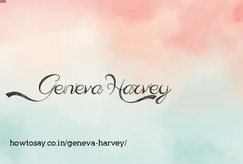 Geneva Harvey