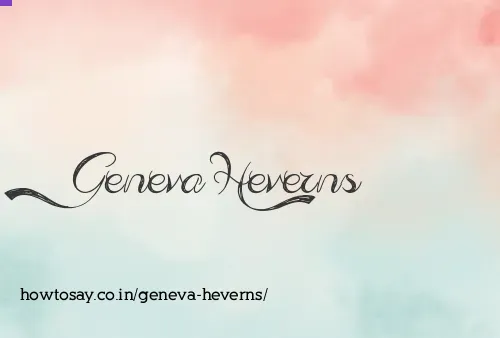 Geneva Heverns