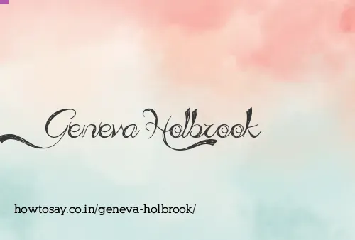 Geneva Holbrook
