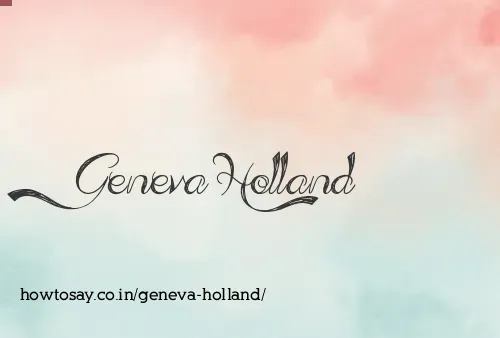 Geneva Holland