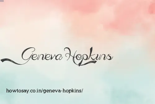 Geneva Hopkins