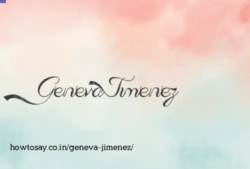 Geneva Jimenez